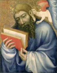 St. Matthæus, fra kapellet på Karlstejn Slot, ca. 1365 (tempera på panel)